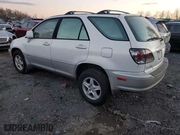 2002 Lexus RX 300 with VIN JTJGF10U820137256, listed as a Copart auction lot 82670214 with 0 mi miles and Clean Title. Bid and sale history available at carsss.com. Image 2.