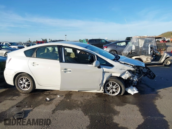 2010 Toyota Prius II with VIN JTDKN3DUXA0132970, listed as a IAAI auction lot 41319116 with 127,266 mi miles. Bid and sale history available at carsss.com. Image 14.