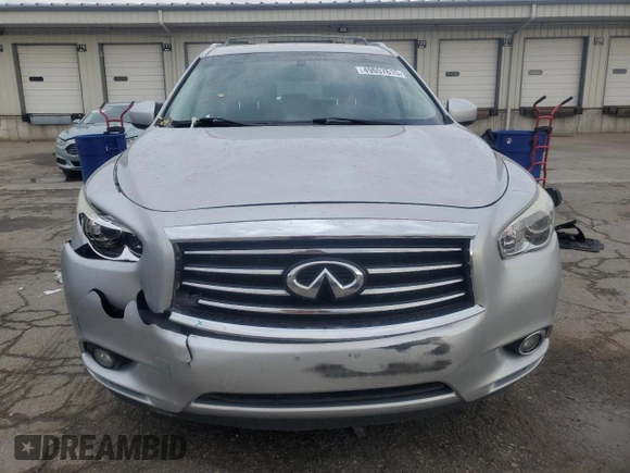 2015 Infiniti QX60 with VIN 5N1AL0MM9FC559512, listed as a Copart auction lot 49657615 with 137,820 mi miles and Salvage title. Bid and sale history available at DreamBid. Image 5.