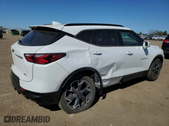 2019 Chevrolet Blazer RS z VIN 3GNKBJRS4KS566498, wystawiony jako Copart lot #55975745 z przebiegiem 62 290 mil mil oraz Szkoda całkowita • Salvage title. Historia ofert i sprzedaży dostępna na DreamBid. Obrazek 3.