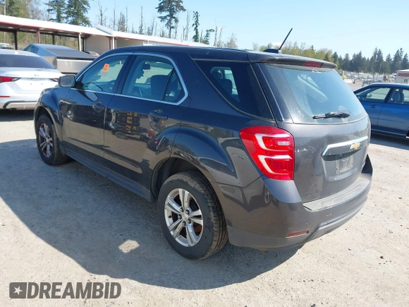 2016 Chevrolet Equinox LS with VIN 2GNALBEK3G6159945, listed as a IAAI auction lot 42035667 with 188,307 mi miles. Bid and sale history available at carsss.com. Image 3.