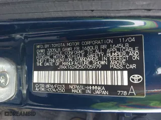 2005 Scion xA with VIN JTKKT624250105979, listed as a IAAI auction lot 41074141 with 1 miles. Bid and sale history available at carsss.com. Image 9.