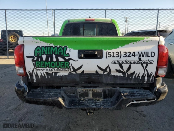 2022 Toyota Tacoma 2WD SR with VIN 3TYRZ5CN0NT022784, listed as a Copart auction lot 49487375 with 84,965 mi miles and Salvage Title. Bid and sale history available at carsss.com. Image 6.