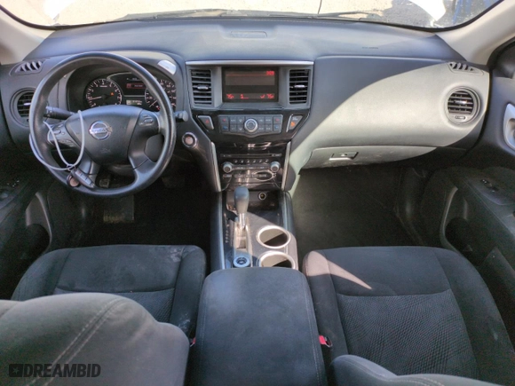 2015 Nissan Pathfinder Platinum with VIN 5N1AR2MMXFC652985, listed as a Copart auction lot 48891735 with 97,243 mi miles and Salvage Title. Bid and sale history available at carsss.com. Image 8.