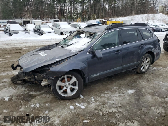 2013 Subaru Outback Limited with VIN 4S4BRBKC1D3319408, listed as a Copart auction lot 45486565 with Not provided miles and Non repairable. Bid and sale history available at DreamBid. Image 1.