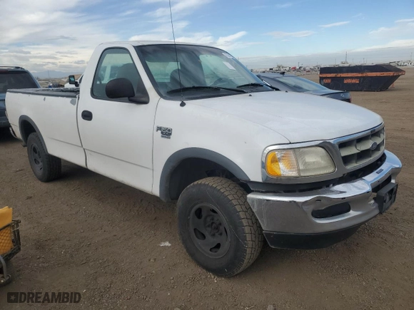 1998 Ford F-150 Standard with VIN 1FTZF18W6WKC03783, listed as a Copart auction lot 86201354 with 160,000 mi miles and Salvage Title. Bid and sale history available at carsss.com. Image 4.