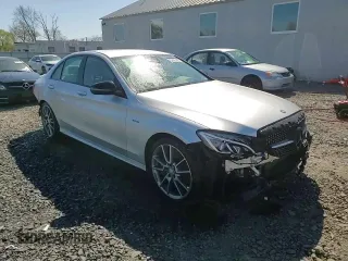 2016 Mercedes-Benz C 450 AMG with VIN 55SWF6EB4GU133361, listed as a Copart auction lot 52425485 with 101,079 mi miles and Salvage title. Bid and sale history available at DreamBid. Image 14.