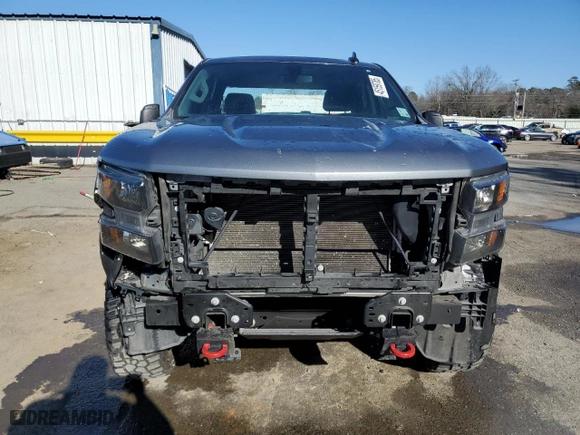 2021 Chevrolet Silverado 1500 Custom Trail Boss with VIN 3GCPYCEHXMG478189, listed as a Copart auction lot 45159785 with 49,208 mi miles and Salvage Title. Bid and sale history available at carsss.com. Image 5.