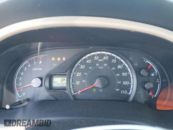 2012 Toyota Sienna with VIN 5TDKA3DC8CS016489, listed as a Copart auction lot 46416595 with 136,037 mi miles and Salvage Title. Bid and sale history available at DreamBid. Image 9.