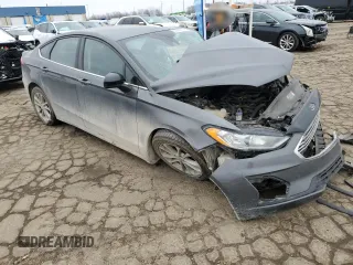 2020 Ford Fusion SE with VIN 3FA6P0HD4LR140947, listed as a Copart auction lot 83263774 with 0 mi miles and Non Repairable. Bid and sale history available at carsss.com. Image 4.