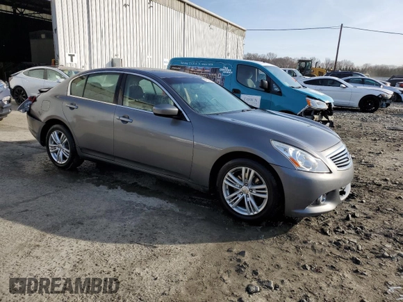 2013 Infiniti G37 x z VIN JN1CV6AR0DM356965, wystawiony jako Copart lot #49168145 z przebiegiem 136 584 mil mil oraz Szkoda całkowita • Salvage title. Historia ofert i sprzedaży dostępna na DreamBid. Obrazek 4.