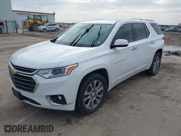 2019 Chevrolet Traverse Premier with VIN 1GNERKKW3KJ165652, listed as a IAAI auction lot 41547941 with 84,713 mi miles. Bid and sale history available at carsss.com. Image 2.