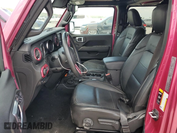 2021 Jeep Wrangler Unlimited Sahara с VIN 1C4JJXP68MW852703, выставлен на аукционе Copart как лот 52953795 с пробегом 25 437 миль миль и Списание • Salvage title. История ставок и продаж доступна на DreamBid. Изображение 7.