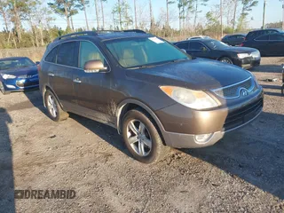 2011 Hyundai Veracruz GLS with VIN KM8NUDCC7BU169916, listed as a IAAI auction lot 41770577 with 229,796 mi miles and . Bid and sale history available at DreamBid. Image 1.