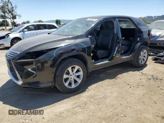2017 Lexus RX 350 with VIN 2T2BZMCA9HC090191, listed as a Copart auction lot 61689025 with 106,944 mi miles and Salvage title. Bid and sale history available at DreamBid. Image 1.