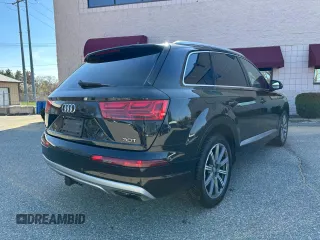 2018 Audi Q7 Premium Plus with VIN WA1LAAF78JD050217, listed as a Copart auction lot 54598215 with 123,468 mi miles and Clean Title. Bid and sale history available at carsss.com. Image 4.
