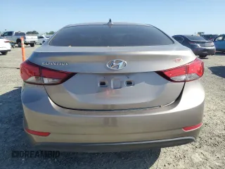 2014 Hyundai Elantra SE with VIN 5NPDH4AE1EH511187, listed as a Copart auction lot 55486415 with 121,124 mi miles and Salvage Title. Bid and sale history available at DreamBid. Image 6.