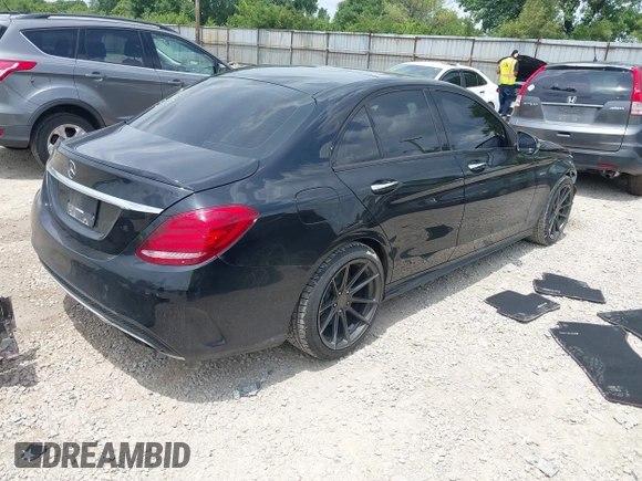 2016 Mercedes-Benz C 450 AMG with VIN 55SWF6EB2GU127865, listed as a IAAI auction lot 42566673 with 94,707 mi miles and . Bid and sale history available at DreamBid. Image 4.