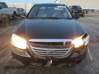 2008 Kia Spectra EX with VIN KNAFE121185551816, listed as a Copart auction lot 42324005 with 159,476 mi miles and Salvage title. Bid and sale history available at DreamBid. Image 5.