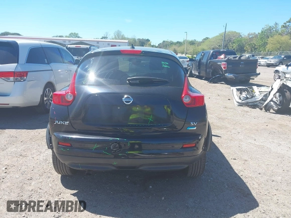 2014 Nissan Juke S with VIN JN8AF5MR1ET451280, listed as a IAAI auction lot 41821854 with 156,632 mi miles. Bid and sale history available at carsss.com. Image 17.
