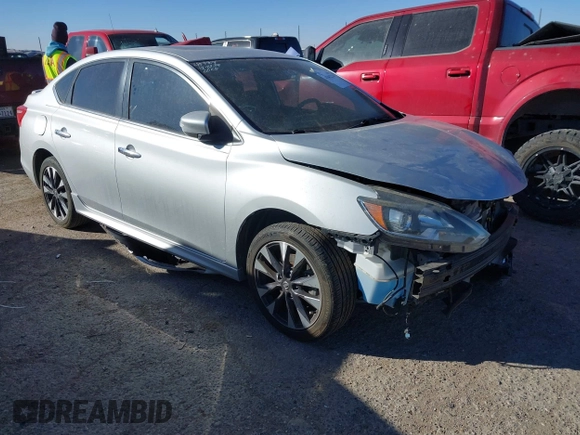 2017 Nissan Sentra SR Turbo with VIN 3N1CB7AP7HY238718, listed as a IAAI auction lot 41402228 with 37,397 mi miles. Bid and sale history available at carsss.com. Image 1.