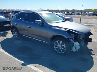 2017 Infiniti QX50 with VIN JN1BJ0RP6HM390308, listed as a IAAI auction lot 41626571 with 66,475 mi miles. Bid and sale history available at carsss.com. Image 1.