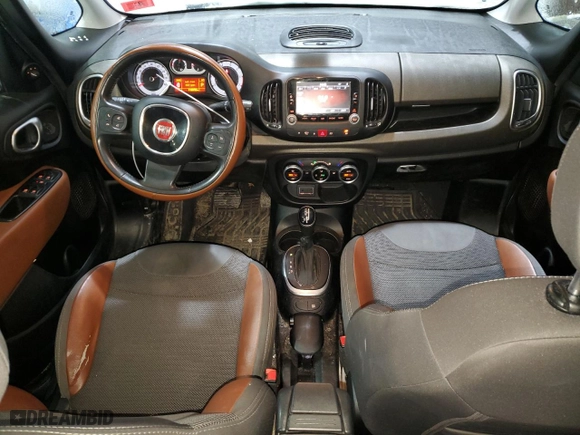 2016 FIAT 500L Trekking with VIN ZFBCFADH9GZ038014, listed as a Copart auction lot 43309645 with 116696 miles and Salvage Title. Bid and sale history available at carsss.com. Image 8.