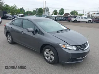 2013 Honda Civic LX with VIN 2HGFB2F52DH561029, listed as a IAAI auction lot 42602357 with 104,729 mi miles and . Bid and sale history available at DreamBid. Image 1.