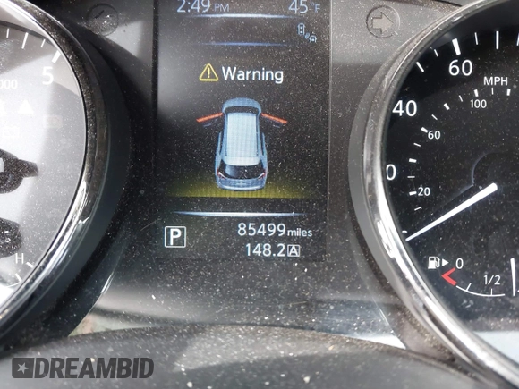 2016 Nissan Rogue SV with VIN KNMAT2MV4GP692858, listed as a IAAI auction lot 41174106 with 85,499 mi miles. Bid and sale history available at carsss.com. Image 15.
