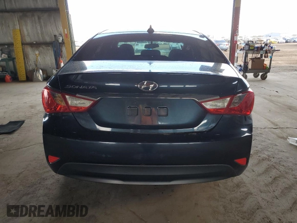 2014 Hyundai Sonata GLS with VIN 5NPEB4AC0EH854822, listed as a Copart auction lot 43057365 with 173,438 mi miles and Salvage Title. Bid and sale history available at carsss.com. Image 6.