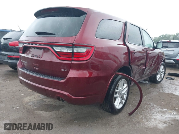 2023 Dodge Durango GT with VIN 1C4RDJDG3PC687833, listed as a IAAI auction lot 42491679 with 47,380 mi miles and . Bid and sale history available at DreamBid. Image 4.