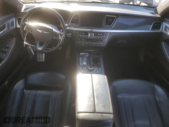 2018 Genesis G80 Sport with VIN KMHGN4JB0JU249217, listed as a Copart auction lot 49489395 with 141,600 mi miles and Clean title. Bid and sale history available at DreamBid. Image 8.