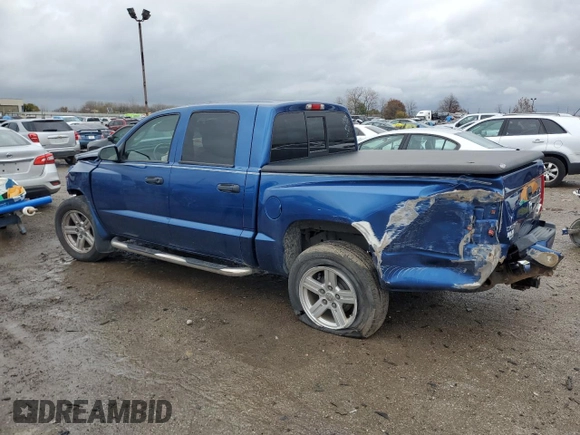 2009 Dodge Dakota SXT with VIN 1D7HE38K39S778117, listed as a Copart auction lot 80775004 with Not Provided miles and Salvage Title. Bid and sale history available at DreamBid. Image 2.