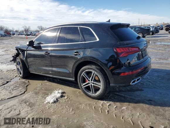 2018 Audi SQ5 with VIN WA1C4BFY1J2152136, listed as a Copart auction lot 89361275 with 53,603 mi miles and Salvage Title. Bid and sale history available at DreamBid. Image 2.