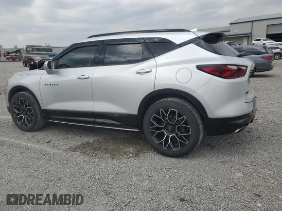 2019 Chevrolet Blazer RS with VIN 3GNKBERS4KS677169, listed as a Copart auction lot 52963595 with 112,059 mi miles and Salvage title. Bid and sale history available at DreamBid. Image 2.