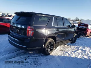2021 Chevrolet Tahoe Commercial with VIN 1GNSCLED2MR375121, listed as a Copart auction lot 87924825 with 58,016 mi miles and Salvage title. Bid and sale history available at DreamBid. Image 3.