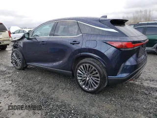 2024 Lexus RX with VIN JTJCJMGAXR2010985, listed as a Copart auction lot 49865345 with 2,840 mi miles and Salvage Title. Bid and sale history available at carsss.com. Image 2.
