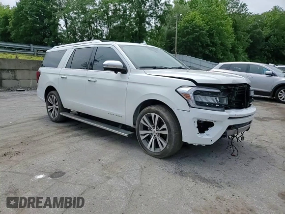 2023 Ford Expedition Max Platinum z VIN 1FMJK1L83PEA26090, wystawiony jako Copart lot #62422905 z przebiegiem 15 747 mil mil oraz Szkoda całkowita • Salvage title. Historia ofert i sprzedaży dostępna na DreamBid. Obrazek 14.