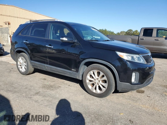 2014 Kia Sorento EX with VIN 5XYKUDA74EG489794, listed as a Copart auction lot 43798565 with 138,756 mi miles and Clean Title. Bid and sale history available at DreamBid. Image 4.