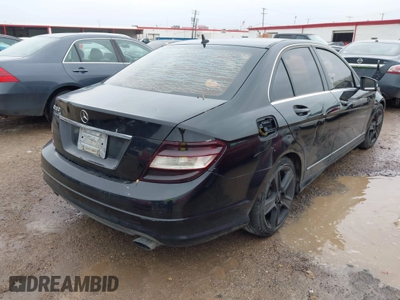 2010 Mercedes-Benz C-Class C 300 Sport with VIN WDDGF5EB5AR101722, listed as a IAAI auction lot 41714757 with 203,528 mi miles. Bid and sale history available at carsss.com. Image 4.