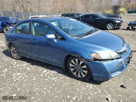 2010 Honda Civic Sdn EX with VIN 19XFA1F8XAE040640, listed as a Copart auction lot 51353125 with 94,156 mi miles and Salvage Title. Bid and sale history available at carsss.com. Image 4.