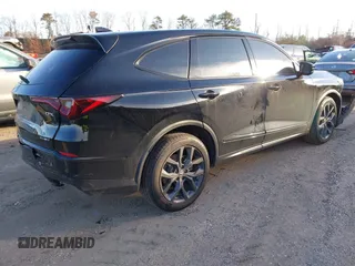 2024 Acura MDX w/A-Spec Package with VIN 5J8YE1H01RL024660, listed as a IAAI auction lot 41586135 with 5,075 mi miles. Bid and sale history available at carsss.com. Image 4.