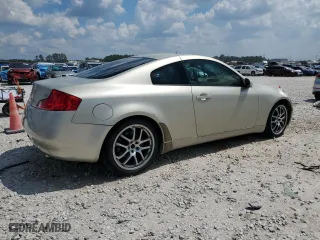 2005 Infiniti G35 Coupe with VIN JNKCV54E75M403876, listed as a Copart auction lot 71265804 with 124,231 mi miles and Clean Title. Bid and sale history available at carsss.com. Image 3.