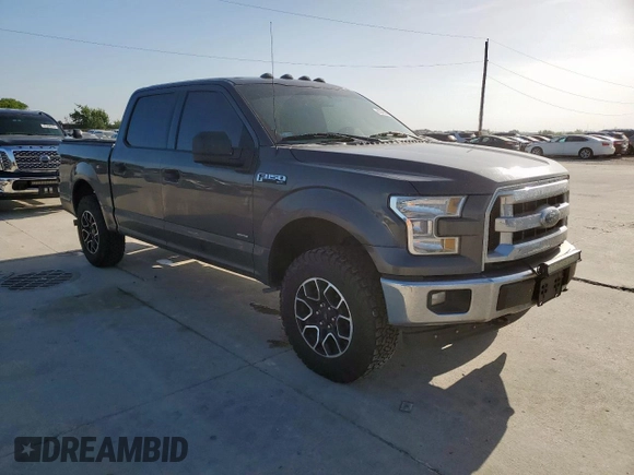 2017 Ford F-150 XL with VIN 1FTEW1EP2HKD07041, listed as a Copart auction lot 65293065 with 206,224 mi miles and Salvage title. Bid and sale history available at DreamBid. Image 4.