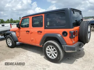 2023 Jeep Wrangler Sport S with VIN 1C4HJXDG7PW675321, listed as a Copart auction lot 54154795 with 10,269 mi miles and Salvage Title. Bid and sale history available at DreamBid. Image 2.