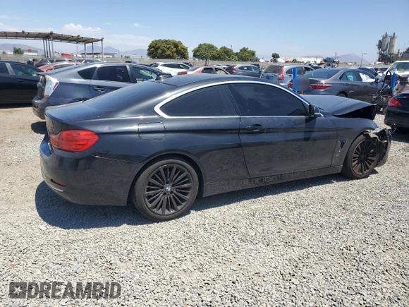 2014 BMW 4 Series 428i with VIN WBA3N3C57EF712370, listed as a Copart auction lot 63108215 with 151,779 mi miles and Salvage title. Bid and sale history available at DreamBid. Image 3.