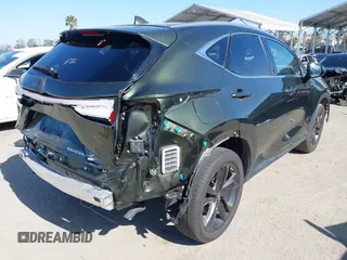 2023 Lexus NX 450h+ Luxury with VIN JTJHKCFZ0P2017929, listed as a IAAI auction lot 42282635 with 18,611 mi miles and . Bid and sale history available at DreamBid. Image 4.