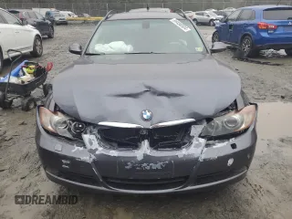 2007 BMW 3 Series 328xi with VIN WBAVT73517FZ36937, listed as a Copart auction lot 84458504 with 109,143 mi miles and Salvage title. Bid and sale history available at DreamBid. Image 5.