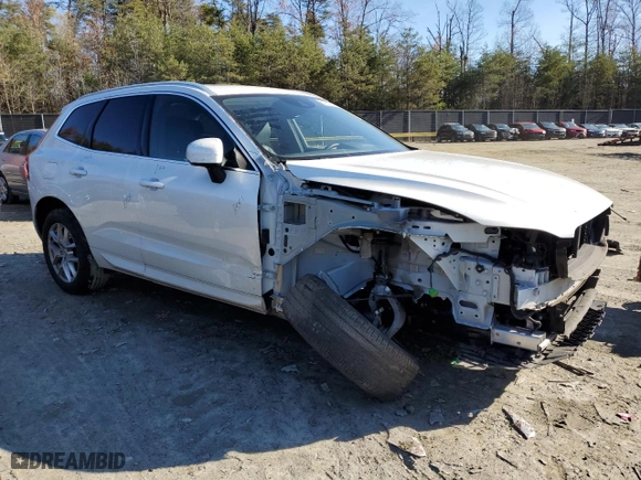 2021 Volvo XC60 Momentum with VIN YV4102DK3M1760366, listed as a Copart auction lot 81169744 with 52,405 mi miles and Salvage Title. Bid and sale history available at carsss.com. Image 4.
