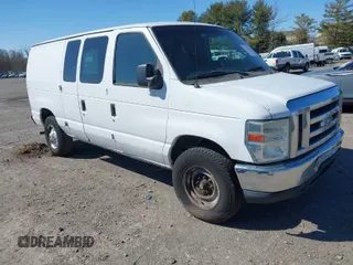 2013 Ford Econoline Cargo Commercial with VIN 1FTNE2EWXDDA24465, listed as a IAAI auction lot 41747959 with 228,246 mi miles and . Bid and sale history available at DreamBid. Image 1.